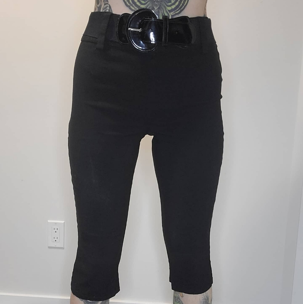 Hot Topic Cropped High Waisted Pants